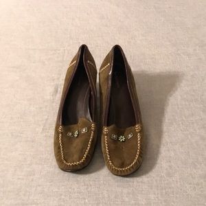 Liz Claiborne women green dress shoes